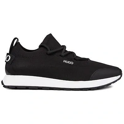 Pre-owned Hugo Boss Hugo Damen Icelin Laufschuhe Sneaker Schwarz