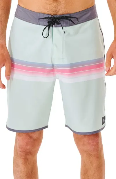 Rip Curl Mirage Surf Revival Stripe Board Shorts In Mint