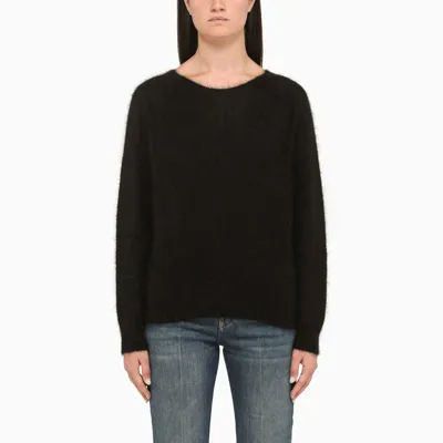 Roberto Collina Black Crew Neck Sweater