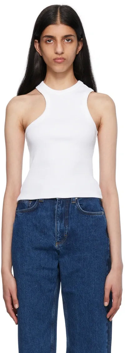 Axel Arigato White Scoop Tank Top