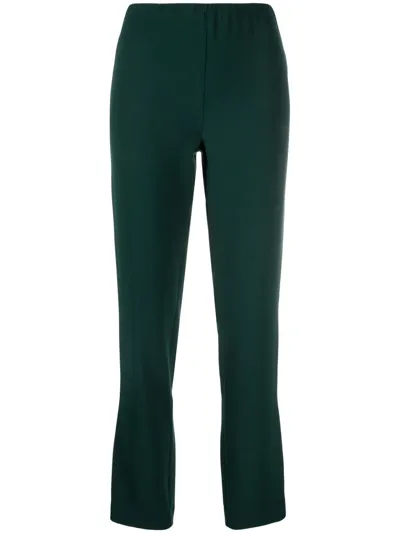 P.a.r.o.s.h Cropped Elasticated Trousers In Green