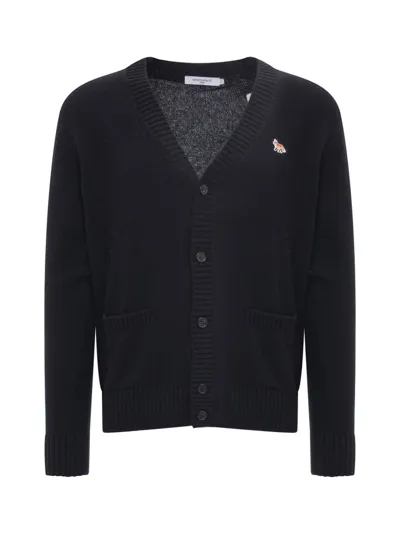 Maison Kitsuné Cardigans In Black