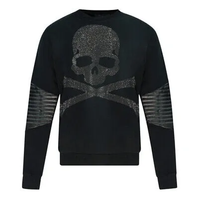 Pre-owned Philipp Plein Herren Sweatshirts Mjo0187 Pre 0202