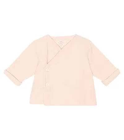 Il Gufo Baby Cotton Jacket In Smoothiepink