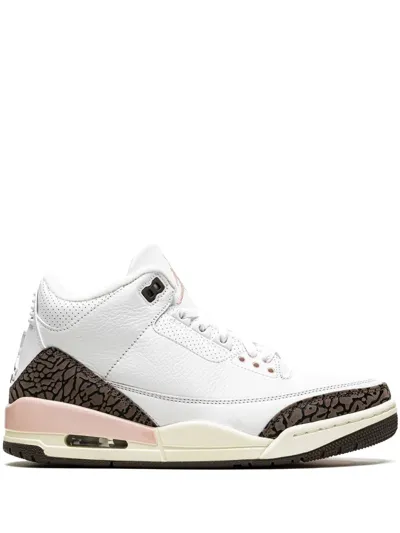 Jordan Air  3 "dark Mocha" Sneakers In White