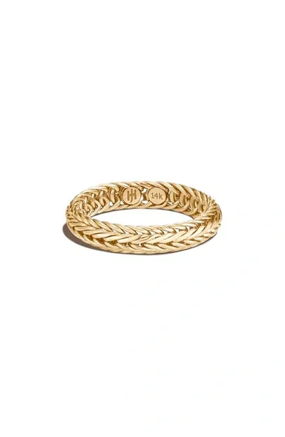 John Hardy Kami Classic Chain 14k Gold 4.5mm Band Ring