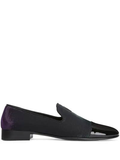 Giuseppe Zanotti Lewis Cup Loafers In Purple