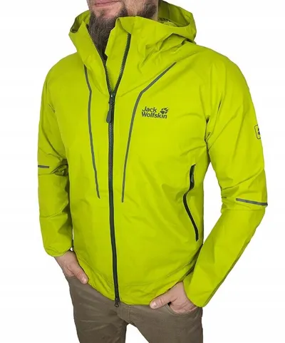 Pre-owned Jack Wolfskin Sierra Trail Jacke Hardshell-jacke Herren Winddicht Wasserdicht