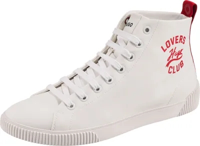 Pre-owned Hugo Boss Neu Hugo Zero Hito Nylc Sneakers High 21502990 Für Damen Weiss