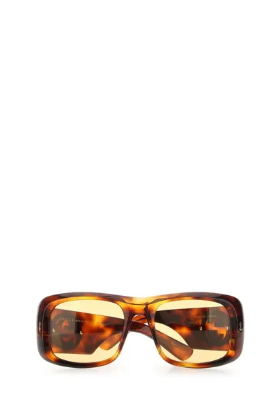 Gucci Eyewear Square Frame Sunglasses In Multi