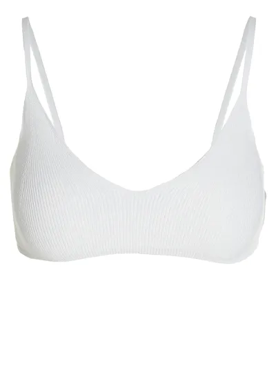 Low Classic White Rayon Bra