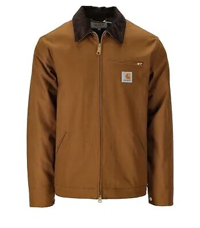 Pre-owned Carhartt Wip Detroit Braune Jacke Herren