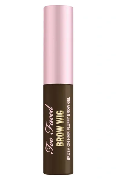 Too Faced Brow Wig Brush On Eyebrow Gel Espresso 0.19 oz / 5.5 ml