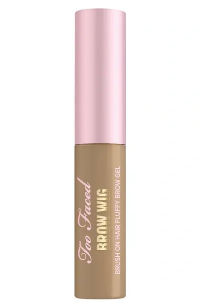 Too Faced Brow Wig Brush On Eyebrow Gel Dirty Blonde 0.19 oz / 5.5 ml