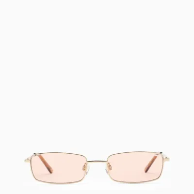 Dmy By Dmy Metal Olsen Sunglasses In Pink