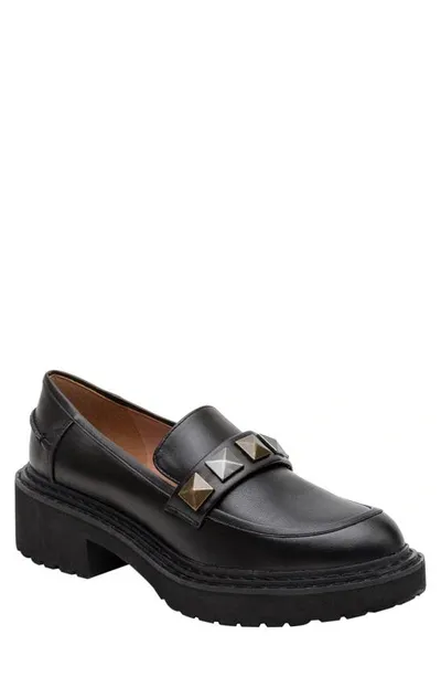 Linea Paolo Essex Platform Loafer In Black