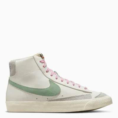 Nike Sail/green-milk Blazer Mid '77 Prm Sneakers In White