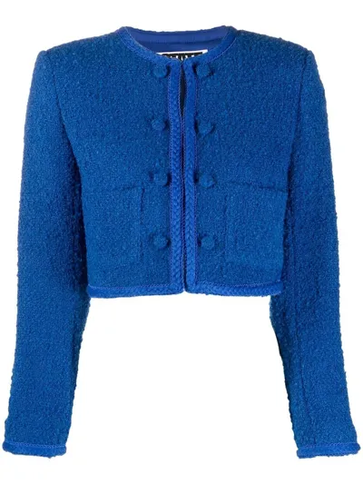 Rotate Birger Christensen Electric Blue Wool Blend Jacket