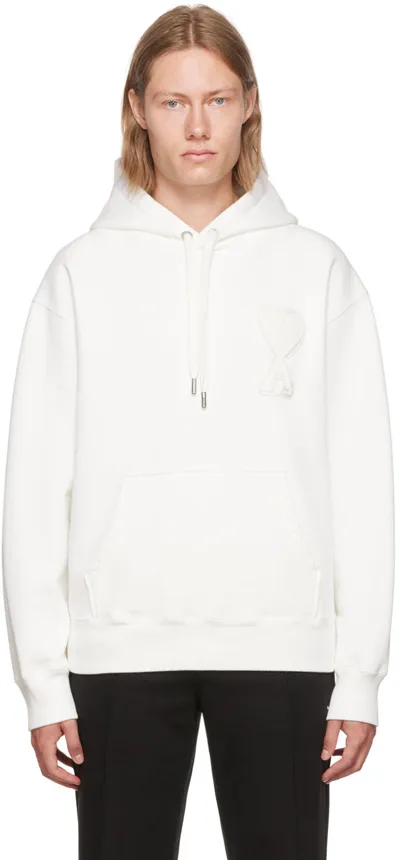 Ami Alexandre Mattiussi White Ssense Exclusive Hoodie