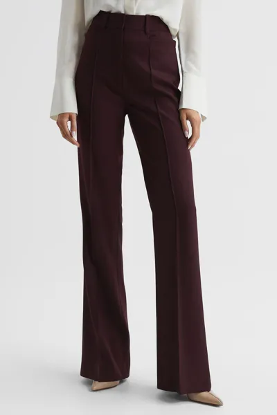 Reiss Flora Tailored Pants In Pink