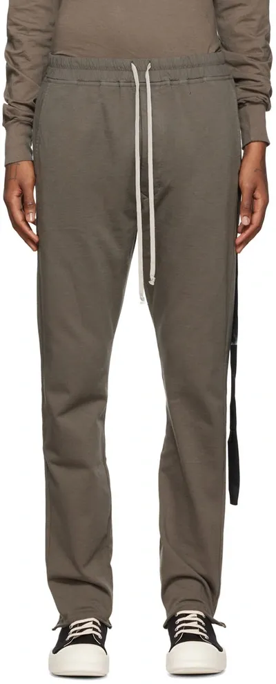 Rick Owens Drkshdw Gray Berlin Lounge Pants In 34 Dust