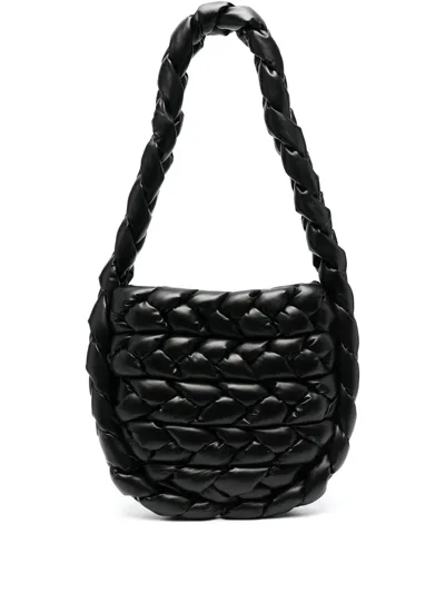 A.w.a.k.e. Pernille Intreccio Faux-leather Bag In Schwarz