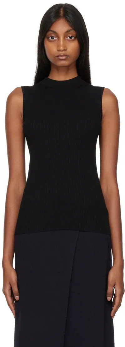 Hugo Boss Feskies Rib-knit Sweater In Black