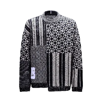 Mcq By Alexander Mcqueen Mcq Alexander Mcqueen Abstract Intarsia Sweater In Black