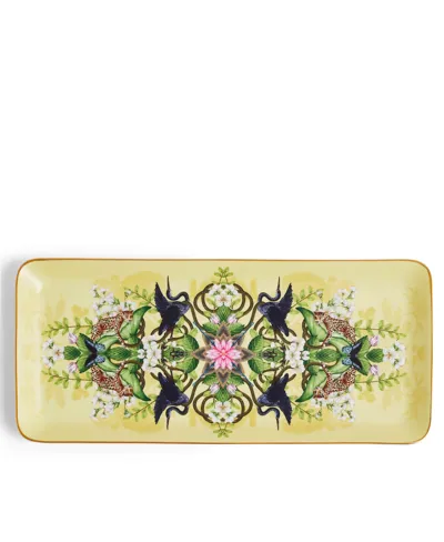 Wedgwood Waterlily Sandwich Tray In Multi