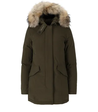 Woolrich Fur In Green