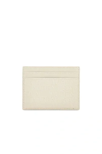 Saint Laurent Credit Card Case In White