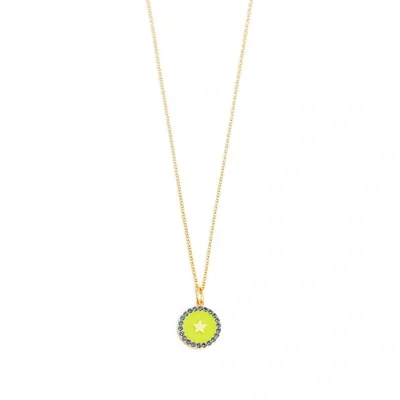 Ileana Makri Star And Rhinestone Pendant Necklace