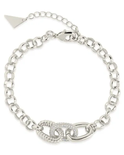 Sterling Forever Jaycee Bracelet In Silver-tone