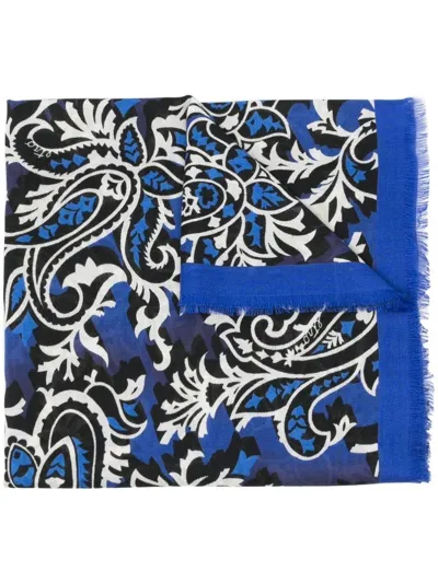 Etro Scarfs Blue