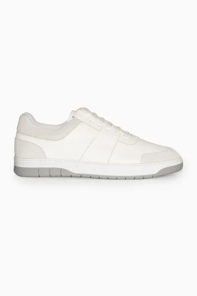 Cos Leather And Suede Trainers In White