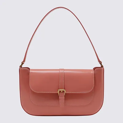 By Far Miranda Buckle Shoulder Bag In Pink