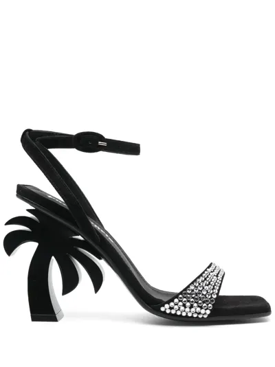 Palm Angels Sandals In Black