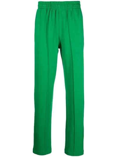 Styland Elasticated-waistband Cotton Trousers In Green