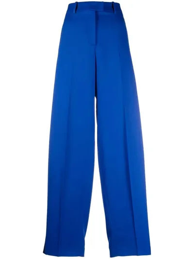 Attico Blue Wide-leg Trousers