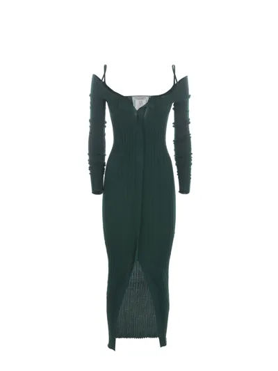 Philosophy Di Lorenzo Serafini Dress Philosophy In Virgin Wool In Green