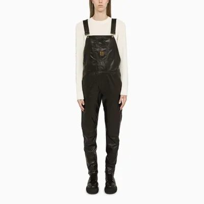 Washington Dc Black Leather Dungarees