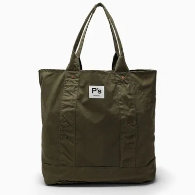 President's Military Green Cotton Canvas Tote Bag