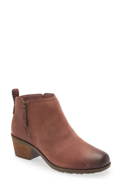 Teva Anaya Waterproof Bootie In Burlwood