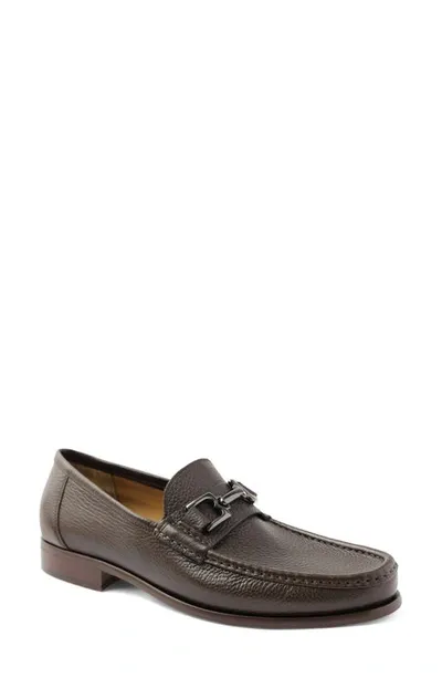 Bruno Magli Men's Trieste Horse-bit Leather Loafers In Dark Brown Cervo