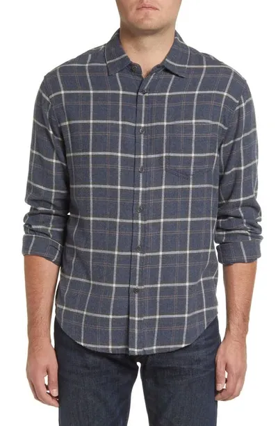 Rails Lennox Plaid Button-up Shirt In Shadow Wheat Melange