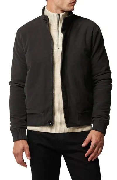 Rodd & Gunn Sherbrooke Stretch Cotton Bomber Jacket In Bracken