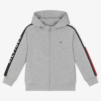 Tommy Hilfiger Kids' Boys Grey Zip Up Hoodie