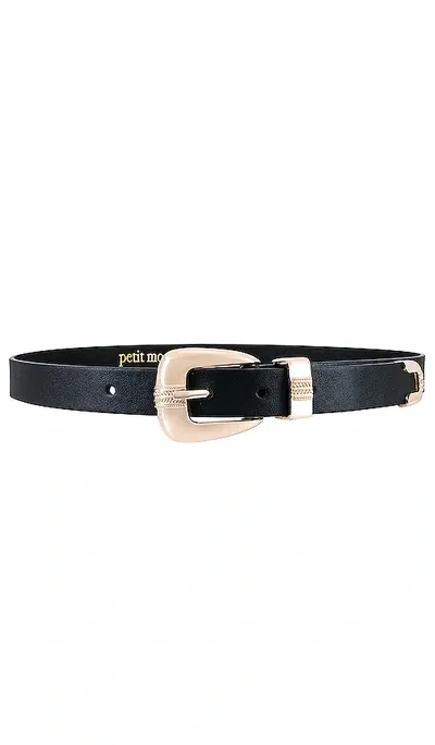 Petit Moments Square Belt In Black