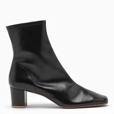 By Far Sofia Ankle Boots In Black Leather