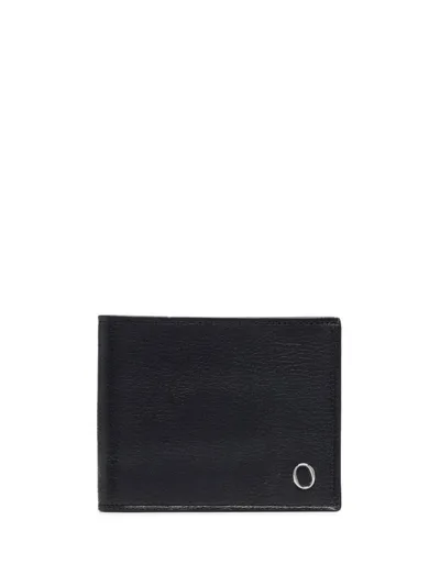 Orciani Logo-plaque Bifold Wallet In Black